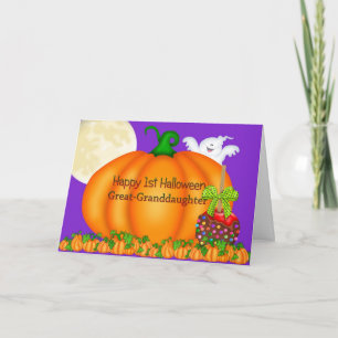 Cartão Feliz Excelente de Halloween de 1rua-neta