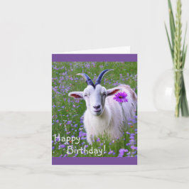 Cartão Feliz Goat