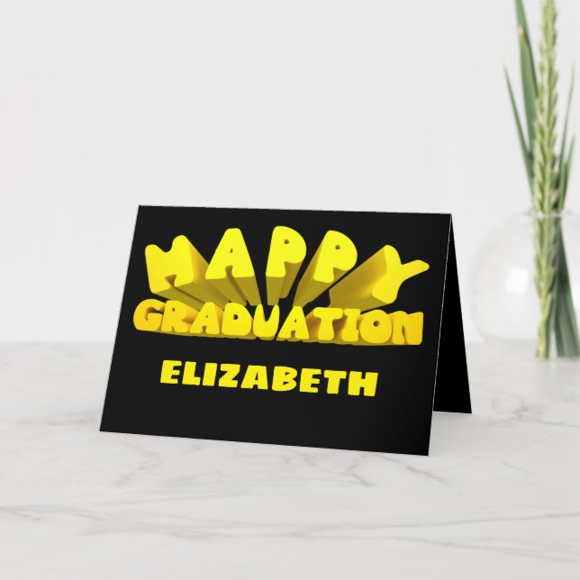 Cartão Feliz Graduação (Frente)
