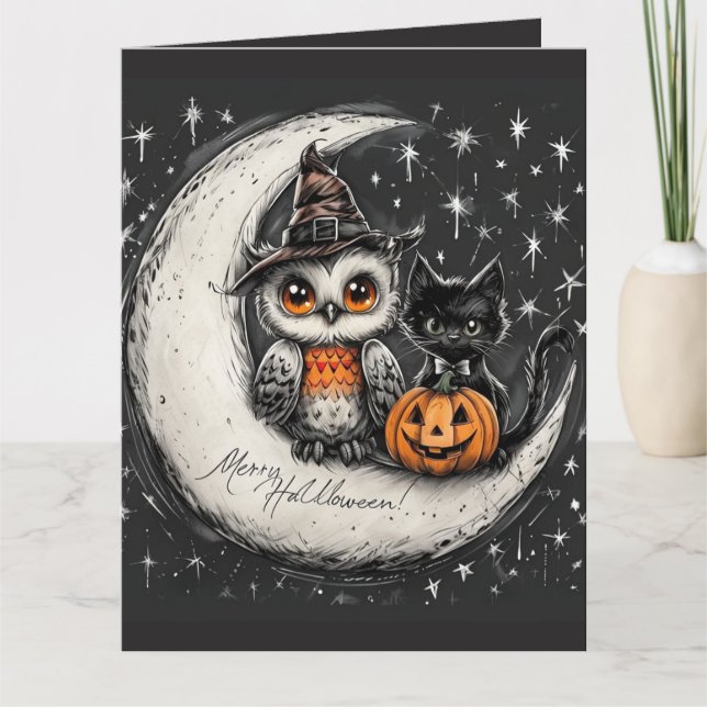 Cartão Feliz Halloween (Frente)