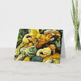 Cartão Feliz Halloween Abençoa Pumpkins