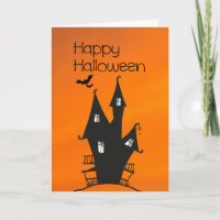 Feliz Halloween com uma Casa Assombrada de Bruxas