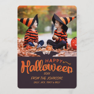 Cartão Feliz Halloween de 2017