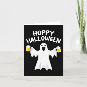 Cartão Feliz Halloween Divertido Halloween Fantasma Bonit