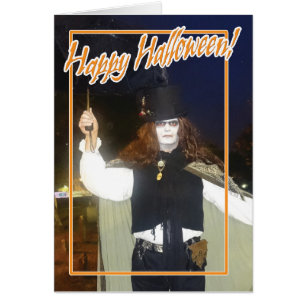 Cartão Feliz Halloween Ghoul