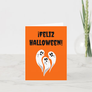 Cartão Feliz Halloween (Halloween em espanhol)