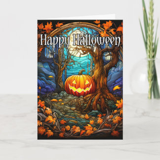 Cartão Feliz Halloween Para Crianças