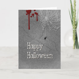 Cartão Feliz Halloween Spooky Gravestone