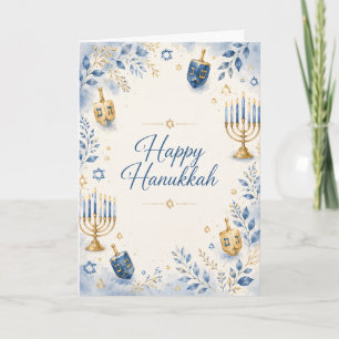 Cartão Feliz Hanukkah