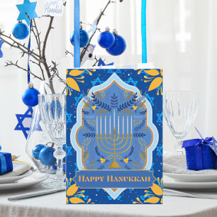 Cartão Feliz Hanukkah