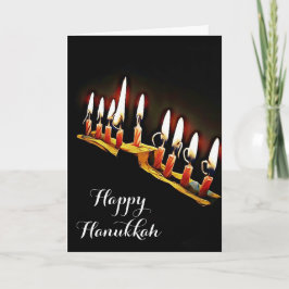 Cartão Feliz Hanukkah Que você Abençoe e Seja Abençoado