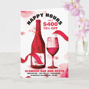 Cartão Feliz Horas De Cerveja Fria Ao Vivo Da Cerveja Art