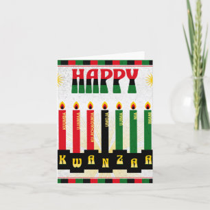 Cartão Feliz Kwanzaa
