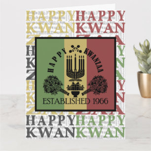 Cartão Feliz Kwanzaa