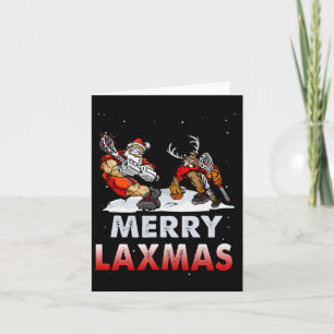Cartão Feliz Laxmas - Natal feio - Papais noeis de Lacros