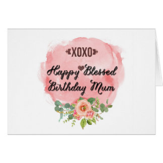 Cartão Feliz Mãe de aniversário