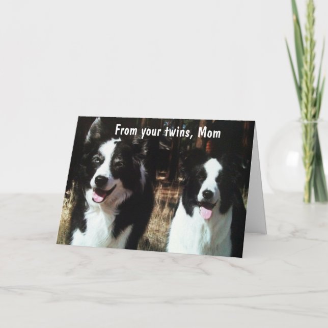 CARTÃO FELIZ MÃE DE ANIVERSÁRIO DOS SEUS GÊINOS (Frente)