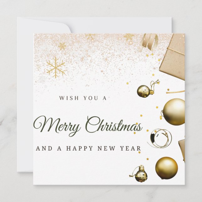 Cartão Feliz Natal (Frente)