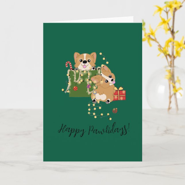 Cartão Feliz Natal! (Flor Amarela)