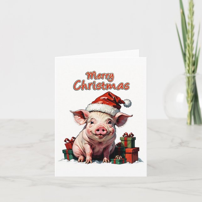 Cartão feliz natal (Frente)