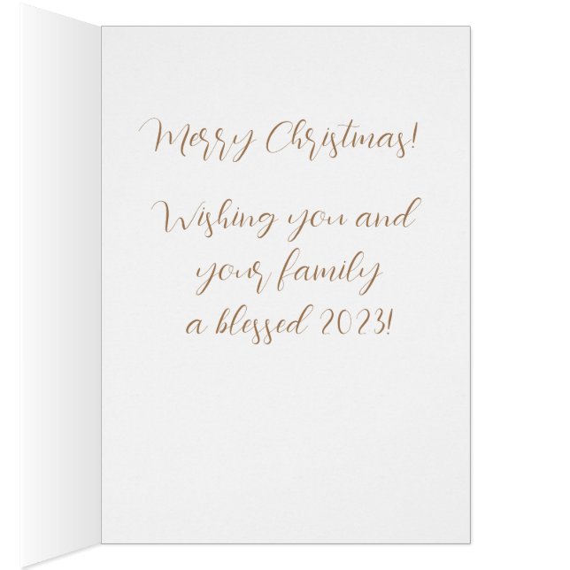 Cartão Feliz Natal (Interior (direita))