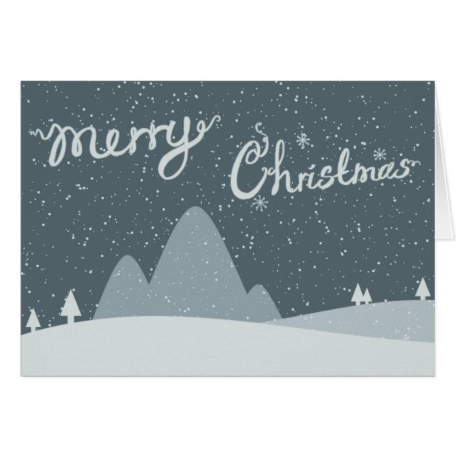 Cartão Feliz Natal (Frente Horizontal)