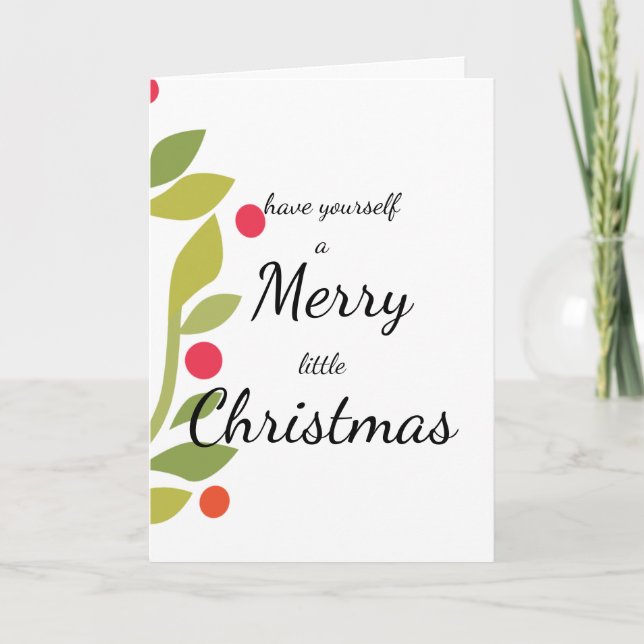 Cartão Feliz Natal (Frente)