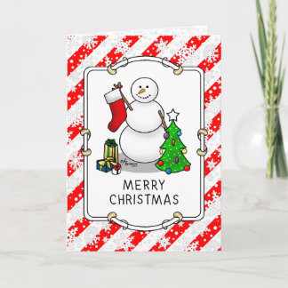Cartão Feliz Natal 2 Árvore de Neve