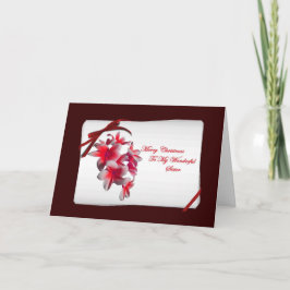 Cartão Feliz Natal a minha irmã maravilhosa