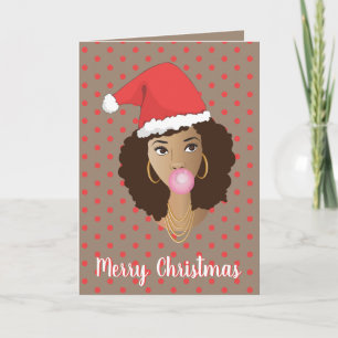 Cartão Feliz Natal, Bolinhas Vermelhas, Beleza Natural
