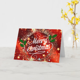Cartão Feliz Natal brilho e brilhe
