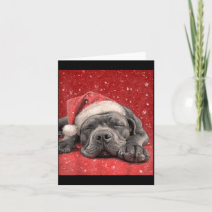 Cartão Feliz Natal Cane Corso