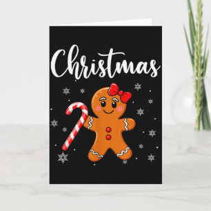 Cartão Feliz Natal Casal Biscoito de Natal Pijama de Nata