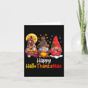 Cartão Feliz Natal de Ação de Graças de Halloween HalloOb