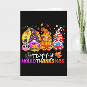 Cartão Feliz Natal de Ação de Graças de Halloween HalloOb