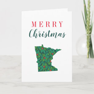 Cartão Feliz Natal de Minnesota