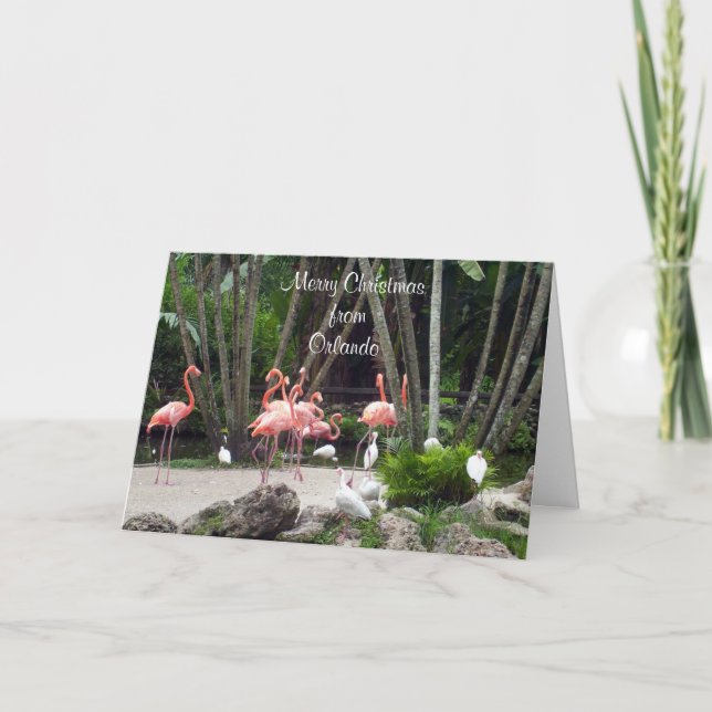 Cartão Feliz Natal de Orlando (Frente)
