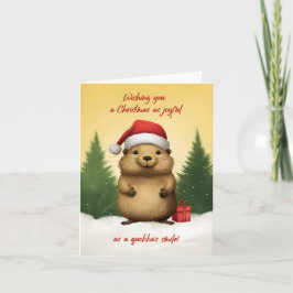 Cartão Feliz Natal de Quokka