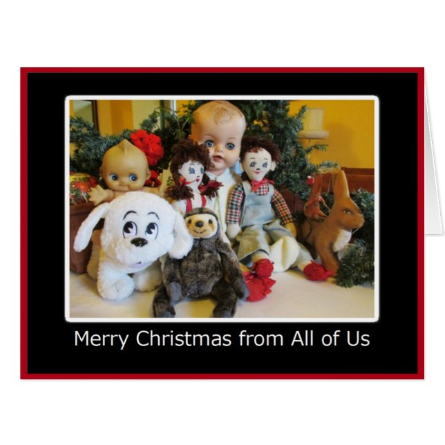 Cartão Feliz Natal de Todos Nós (Frente horizontal)