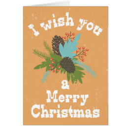 Cartão Feliz Natal Decor