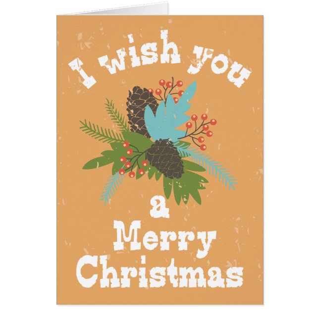 Cartão Feliz Natal Decor (Frente)