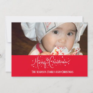 Cartão Feliz Natal Desenhando Mão Que Estimula Doodles De