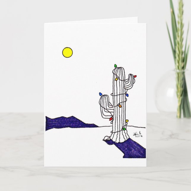 Cartão Feliz Natal do Texas (Frente)