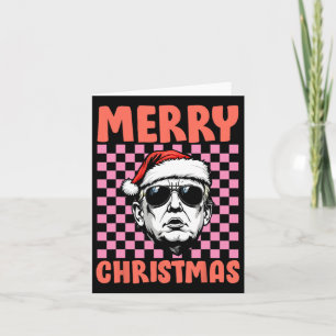 Cartão Feliz Natal Donald Trump Papais noeis Checados Hol