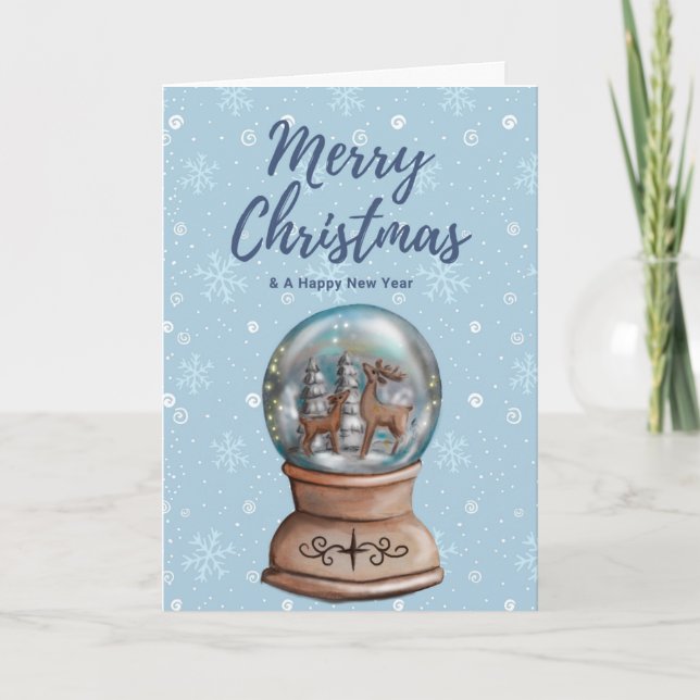 Cartão Feliz Natal e um Feliz ano novo (Frente)