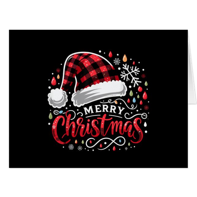 Cartão Feliz Natal Engraçado (Frente horizontal)