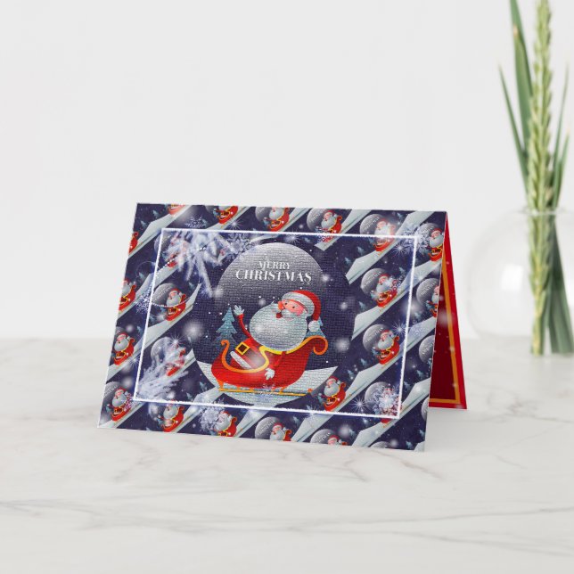 Cartão Feliz Natal Feriado Melhor Presente Popular (Frente)