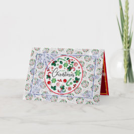 Cartão Feliz Natal Feriado Melhor Presente Popular