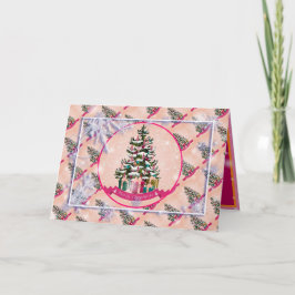 Cartão Feliz Natal Feriado Melhor Presente Popular