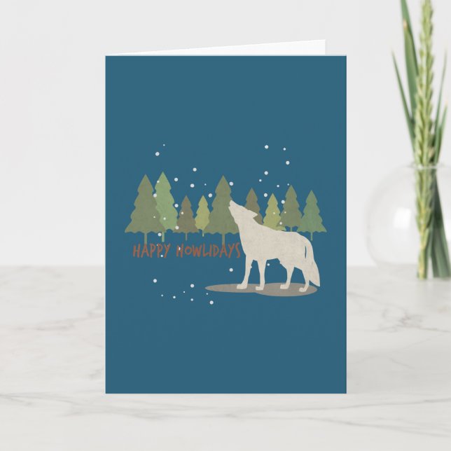 Cartão Feliz Natal Férias Pun (Frente)